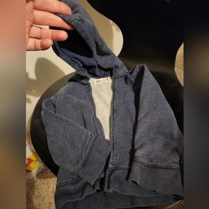 Cozy Kids' Navy Hoodie Jacket